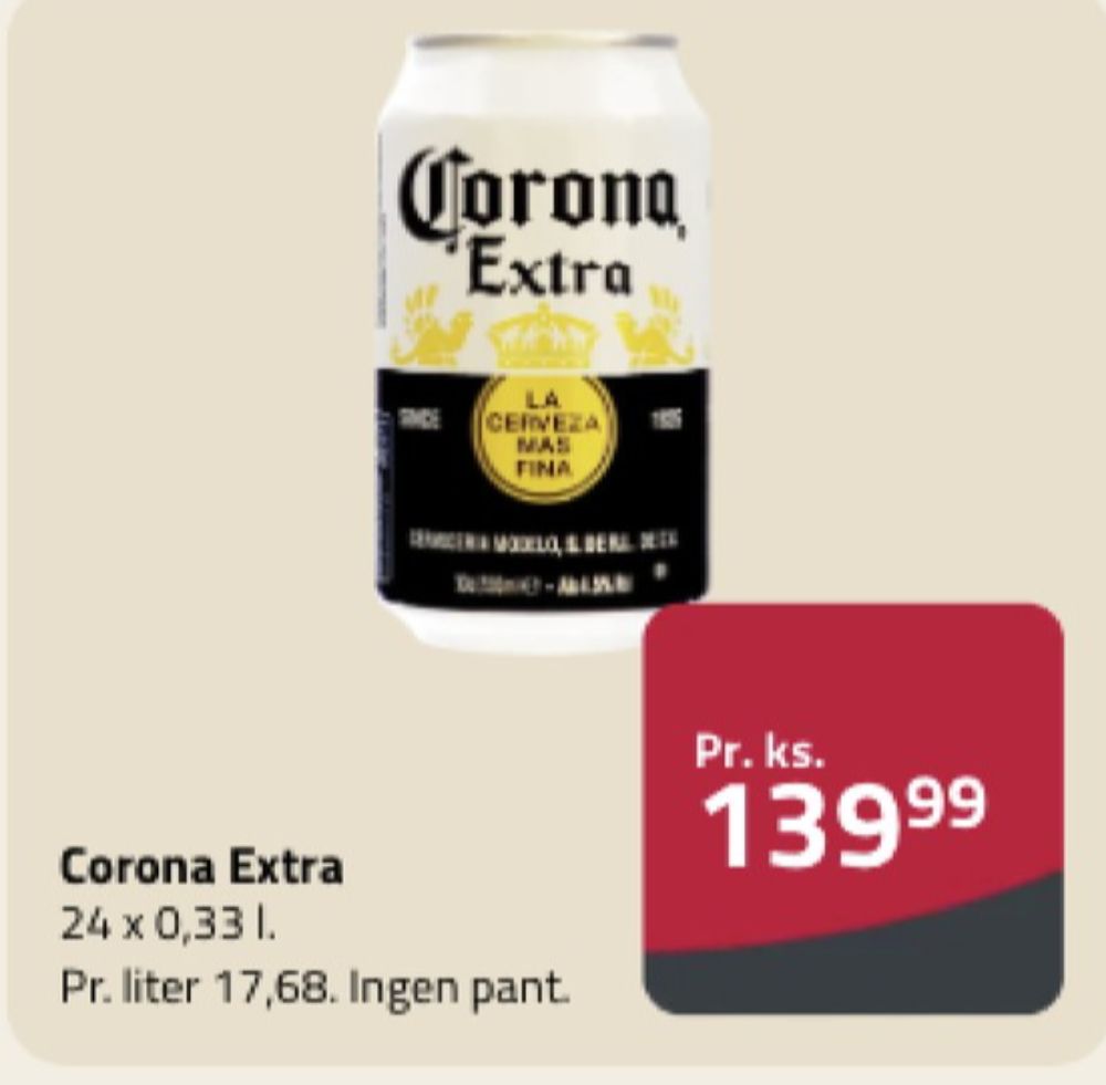 Corona Extra, Øl 24 pk.