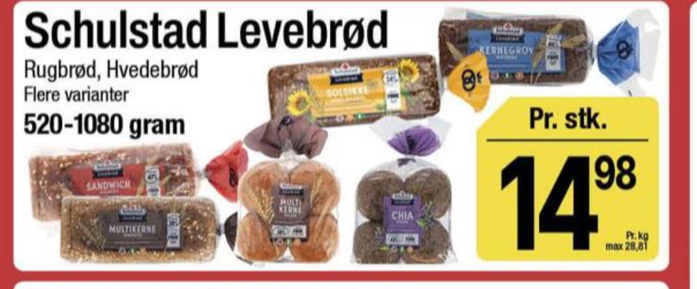 Schulstad Levebrød, Solsikkerugbrød