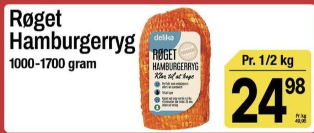 Delika, Hamburgerryg