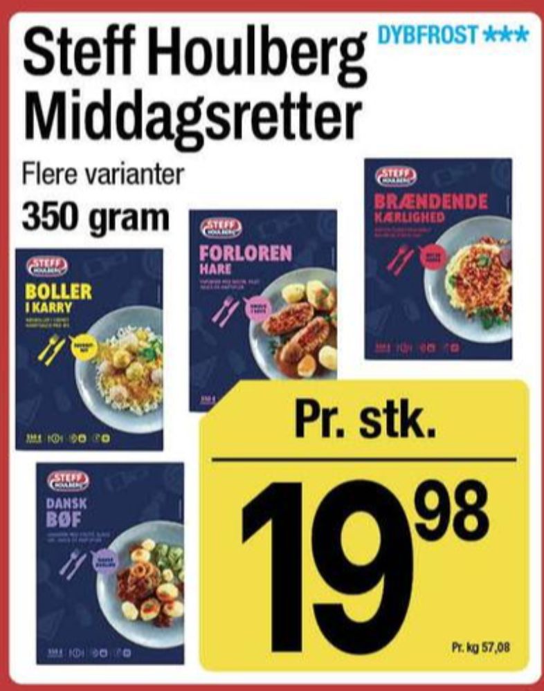 Steff Houlberg, Dansk Bøf med Løg