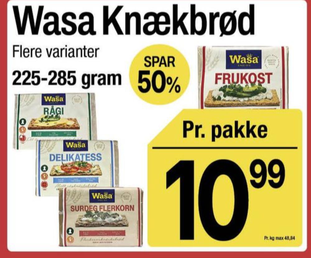 Wasa, Rågi knækbrød