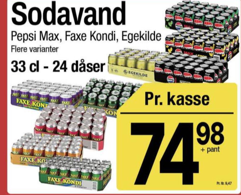 Faxe Kondi 0 Kalorier Eksotisk, Sodavand 24 pk.