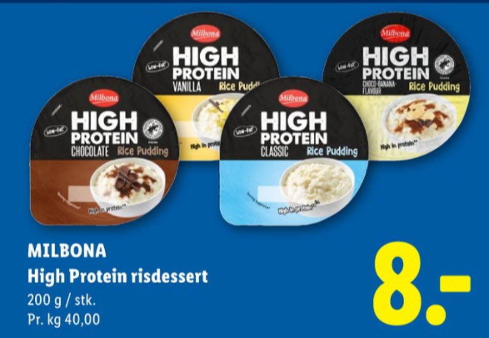 Milbona, High Protein Pudding Classic