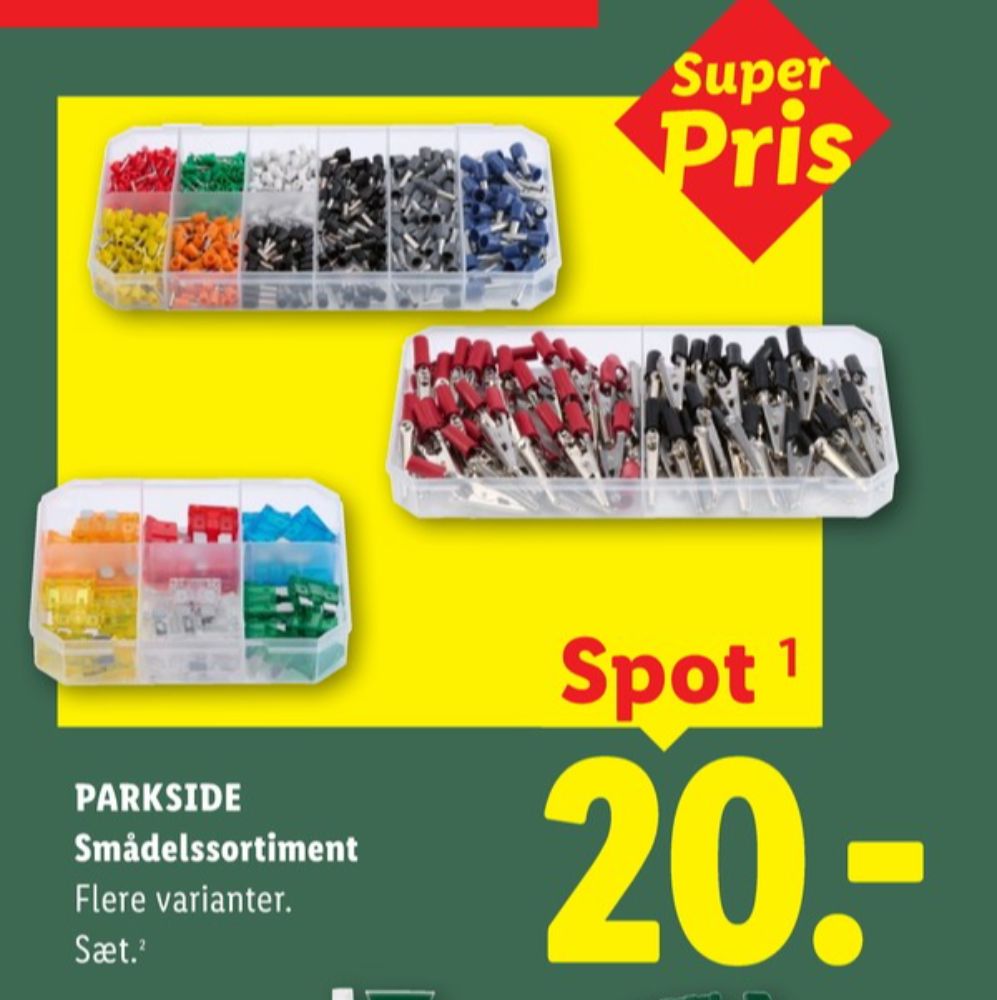 Parkside, Sortimentsbokse