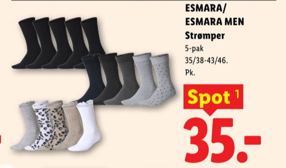 Esmara, Strømper