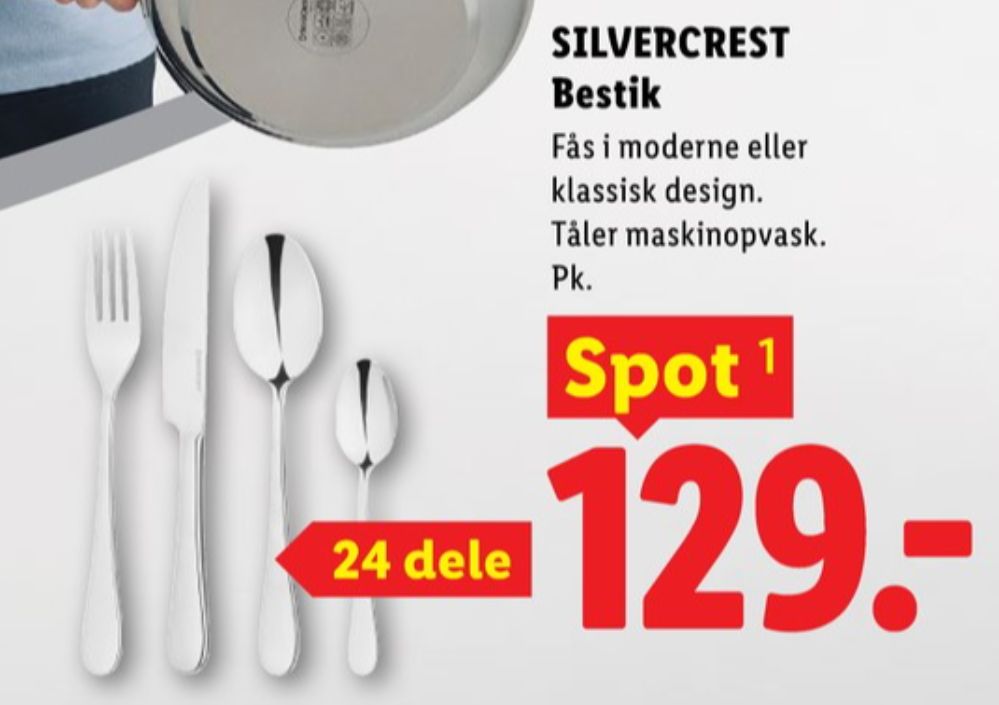 SilverCrest, Bestik