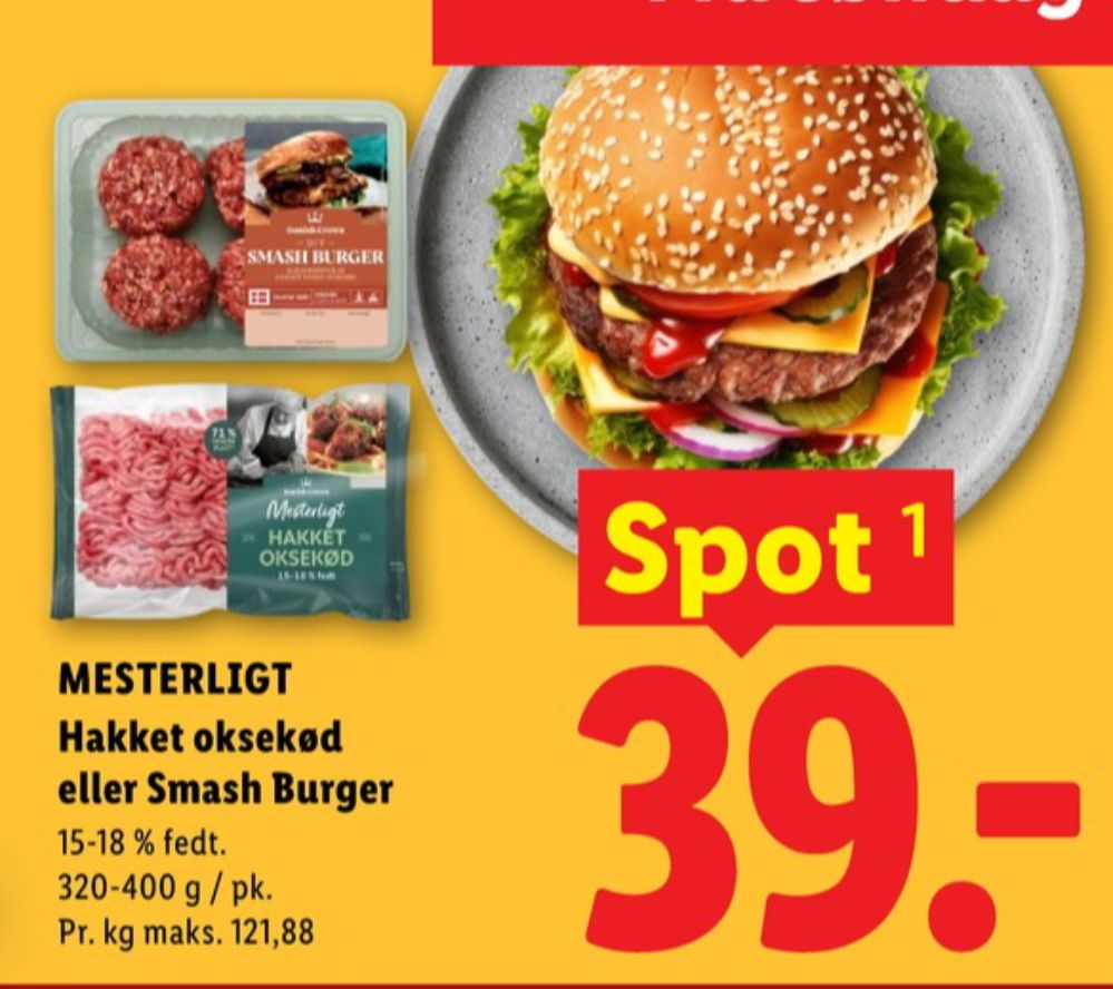 Danish Crown Mesterligt, Hakket oksekød 15-18%