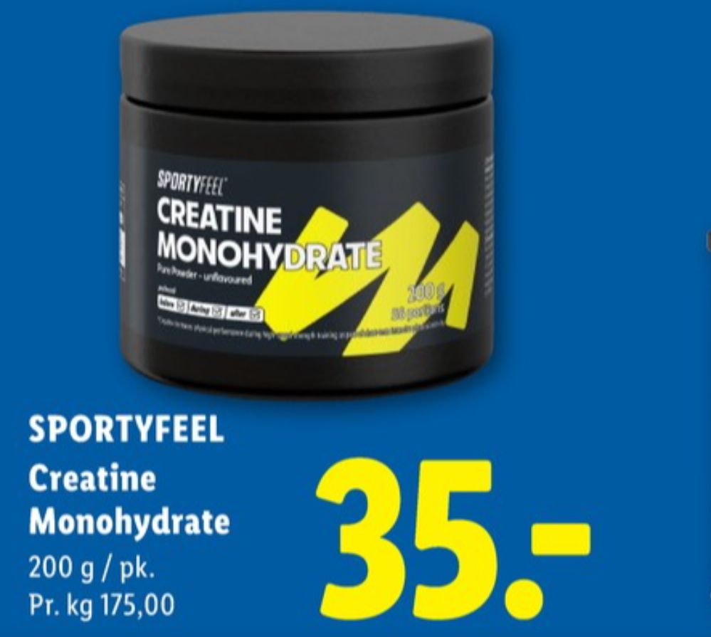 Sportyfeel, Træningstilskud