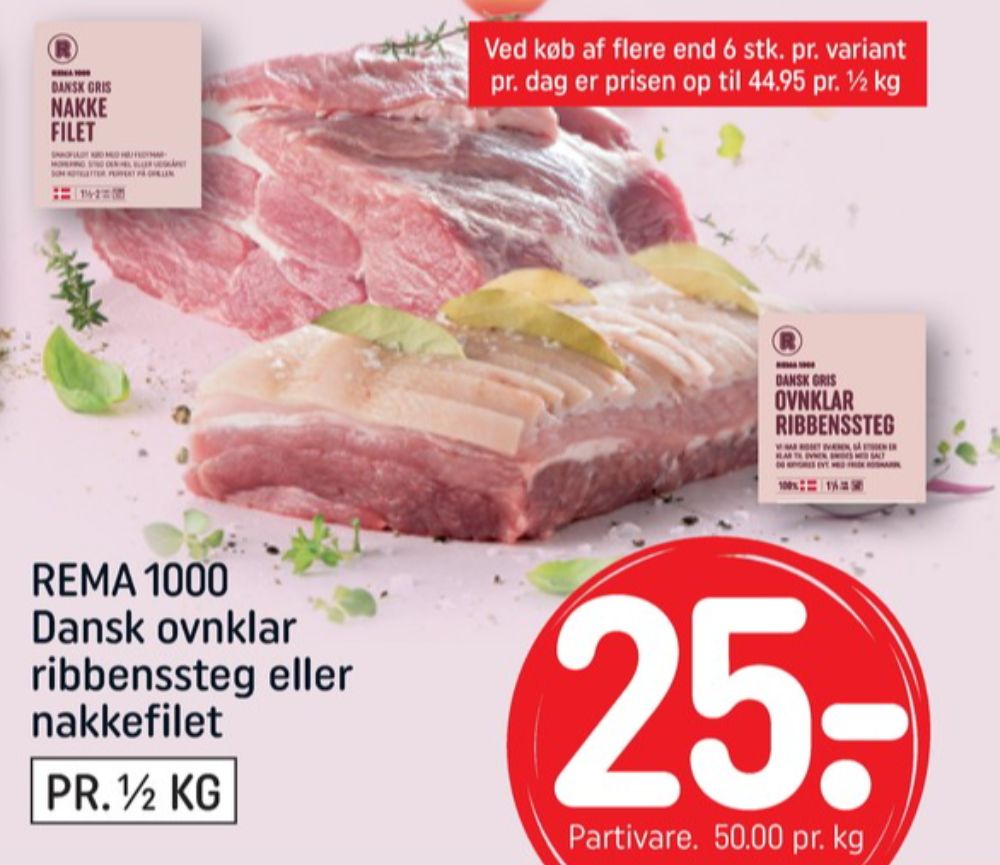 Rema 1000, Ribbensteg