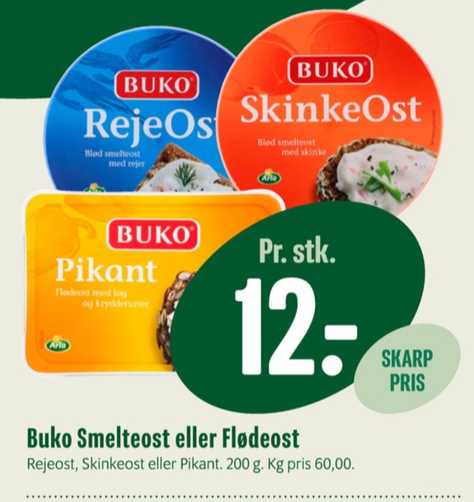 Buko, Flødeost Pikant