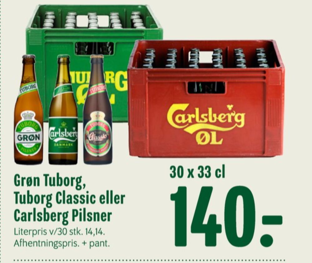 Carlsberg Pilsner, Øl