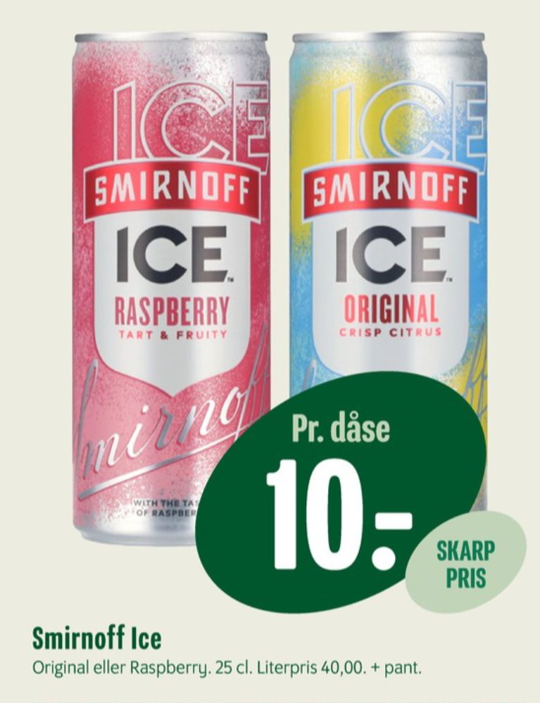 Smirnoff Ice Original, Original RTD