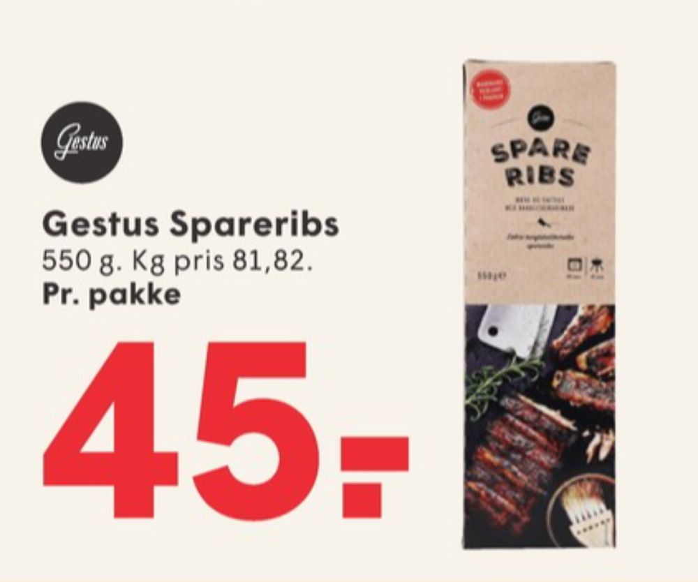 Gestus, Spareribs