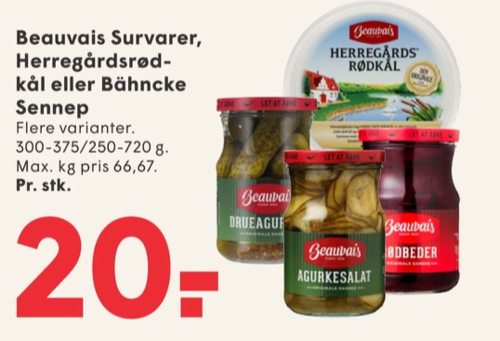 Beauvais, Rødkål-syltet