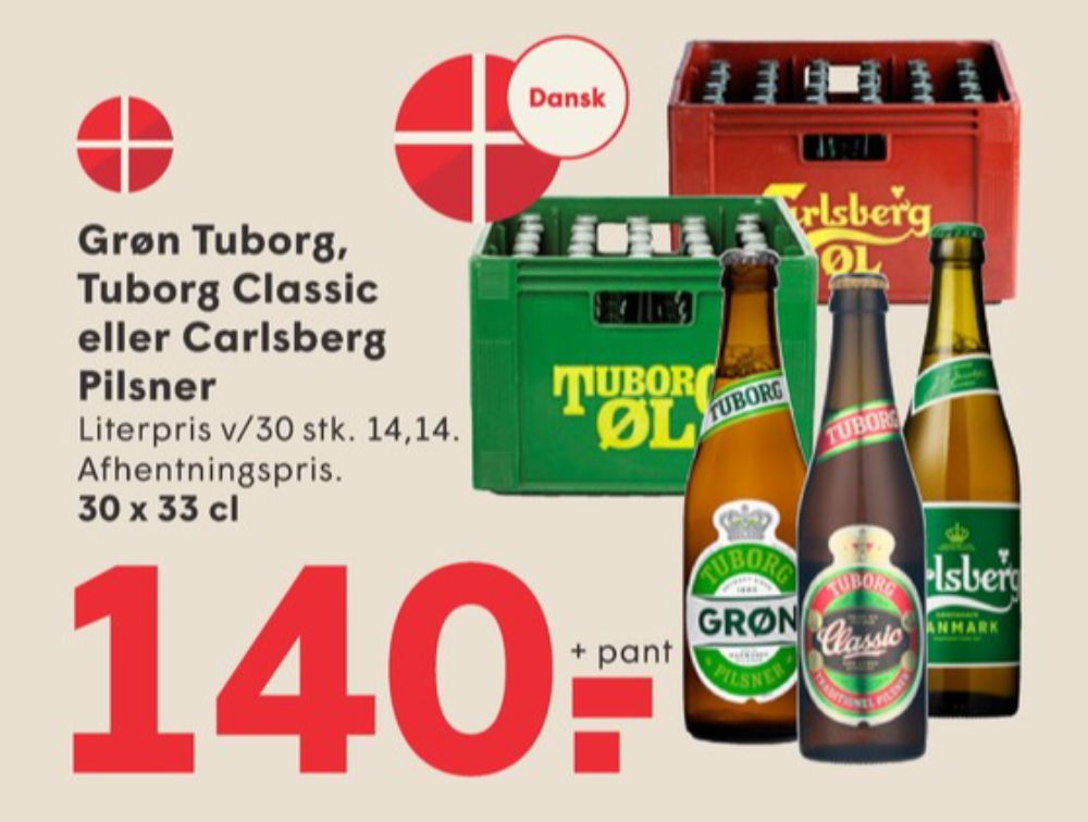 Carlsberg Pilsner, Øl