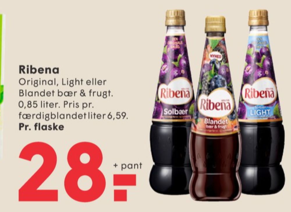 Ribena, Blandet Bær & Frugt Frugtsaft