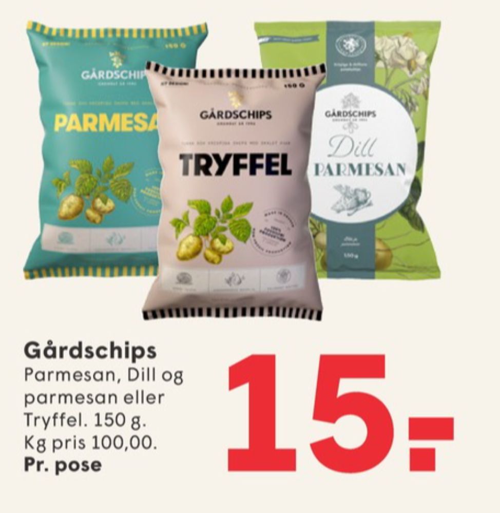 Gårdschips, Dill & Parmesan chips