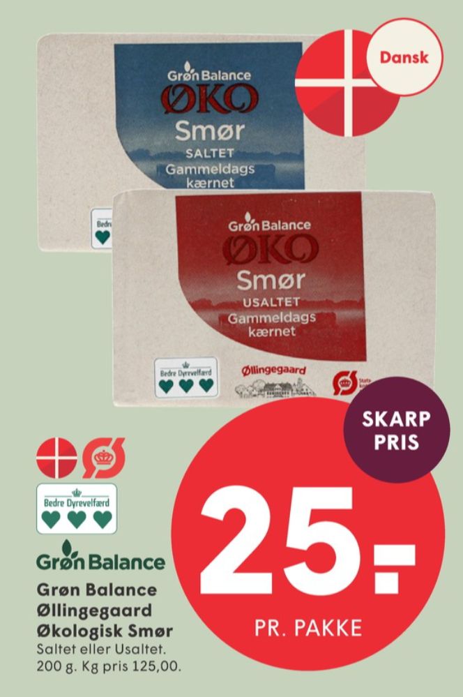 Grøn Balance Øllingegaard, Smør Saltet