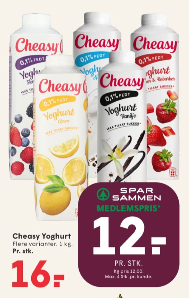 Cheasy, Vanilje Yoghurt 