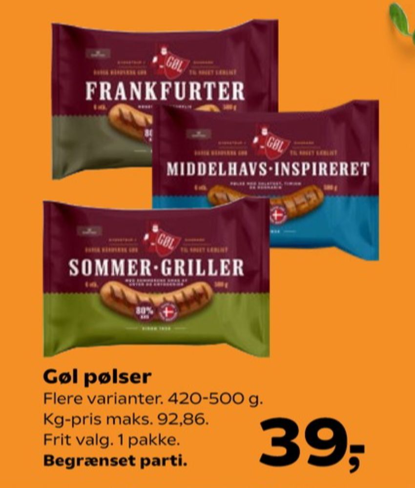 Gøl, Middelhavs-Inspireret Pølser