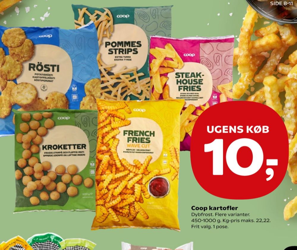 Coop, Steakhouse fries