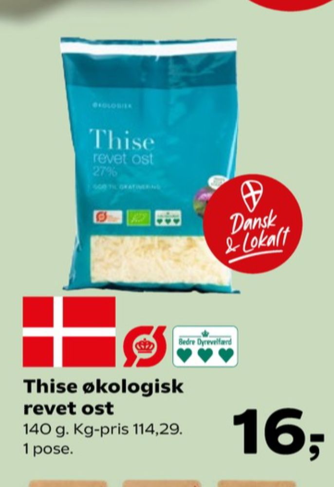 Thise, Revet ost 27%