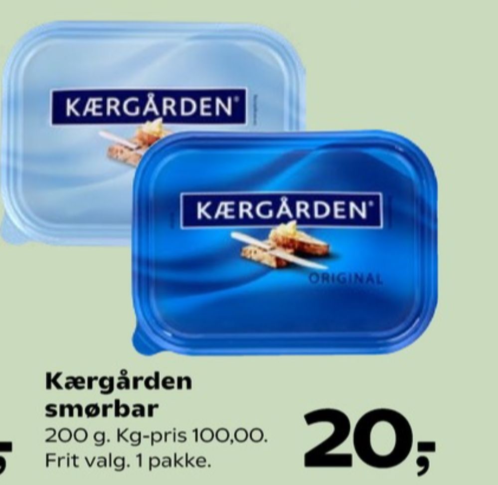 Kærgården, Smørbar