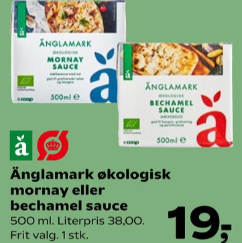 Änglamark, Mornaysauce