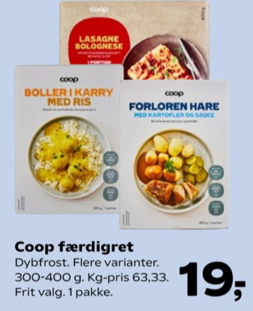 Coop, Lasagne Bolognese