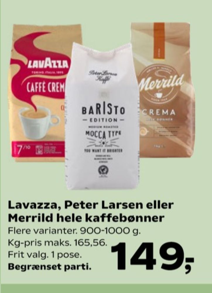LavAzza Caffe Crema Classico, Kaffebønner