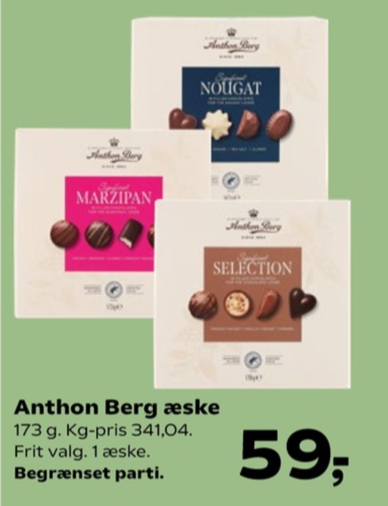Anthon Berg Significant, Dessertchokolade Marzipan
