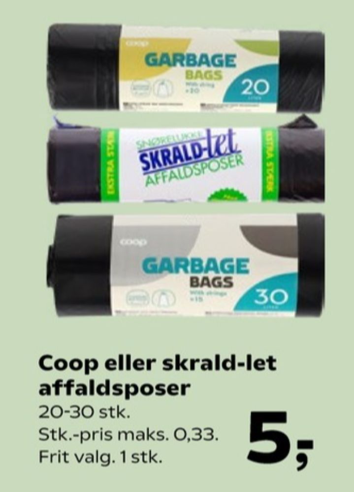Coop, Affaldsposer