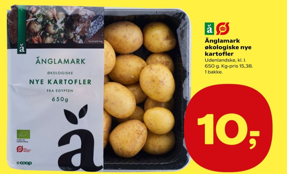 Änglamark, Kartofler