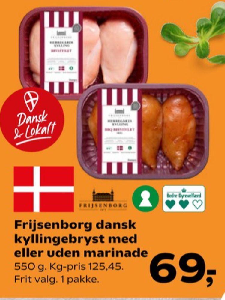 Frijsenborg, Kyllingebrystfilet