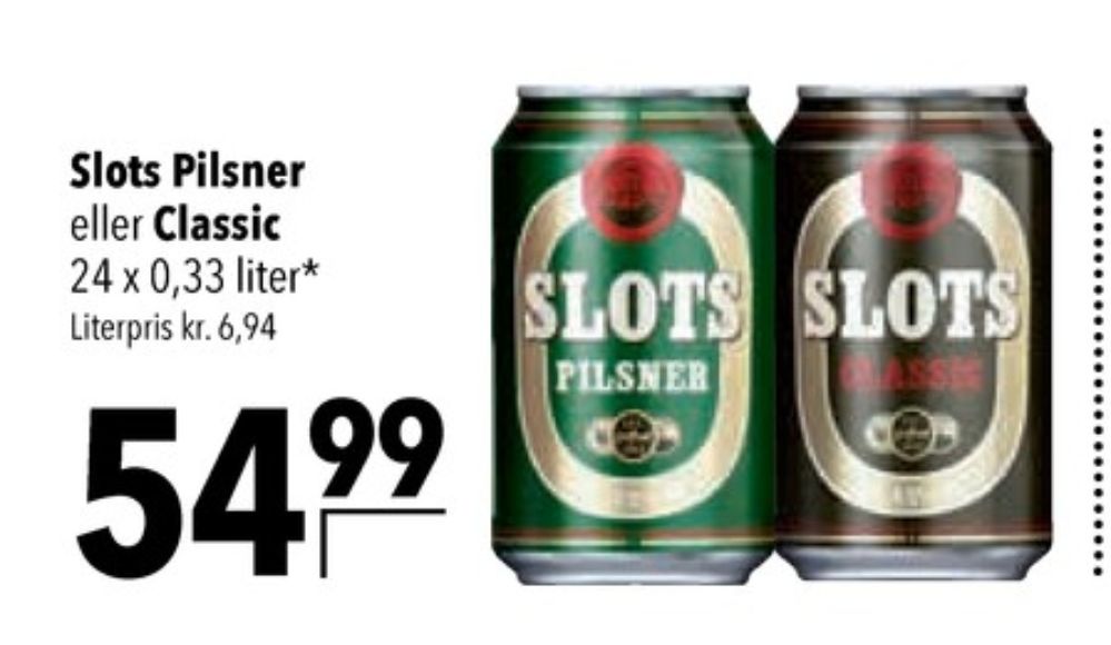 Slots Classic, Øl 24 pk.
