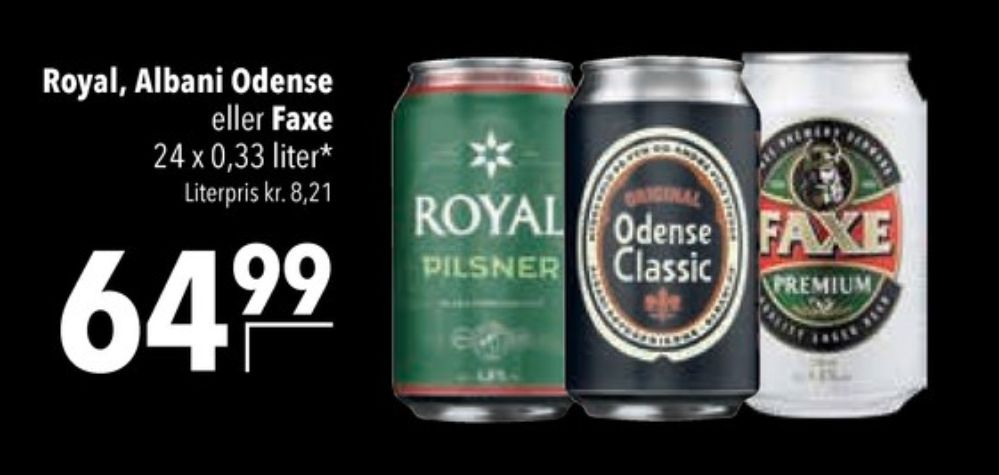Faxe Premium, Øl 24 pk.