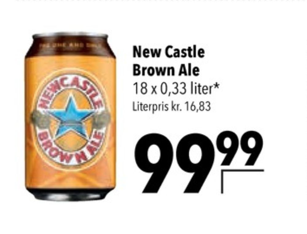 Newcastle Brown Ale, Specialøl 18 pk.