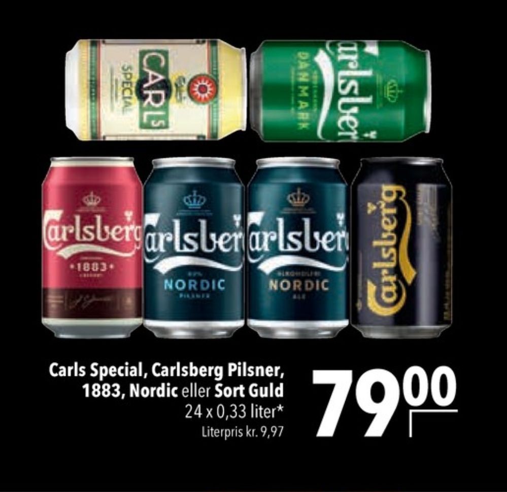 Carlsberg Nordic Ale, Øl - Alkoholfri 24 pk.