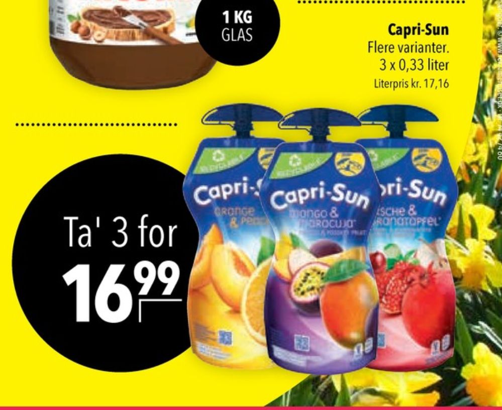 Capri-Sun, Frugtdrik Mango & Maracuja