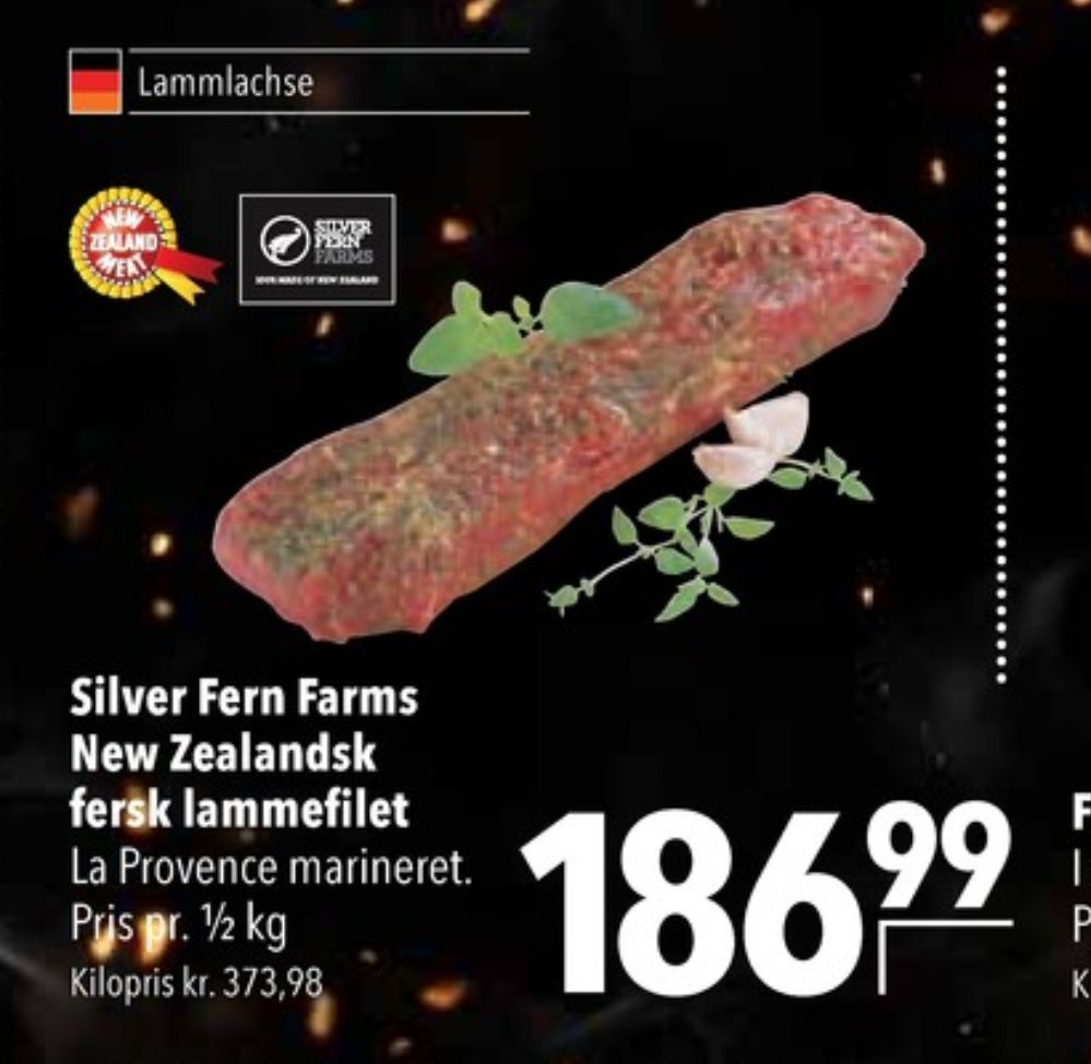 Silver Fern Farms, Lammefilet