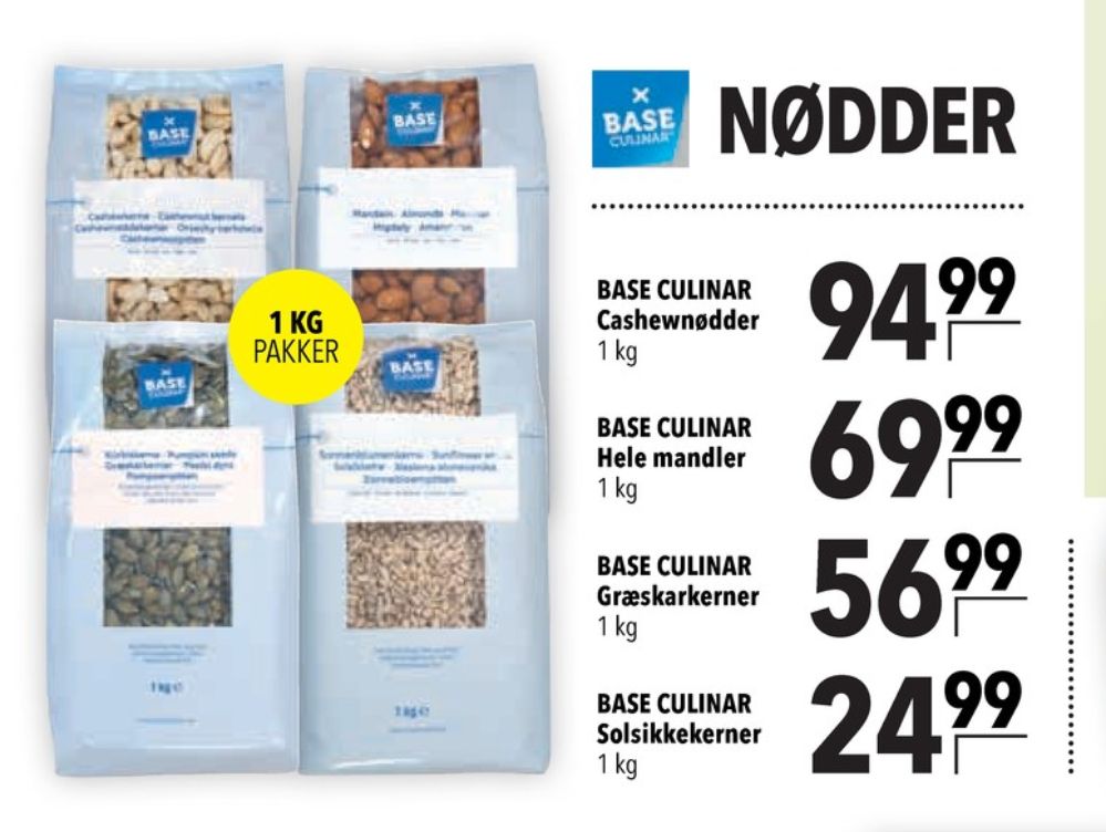 Base Culinar, Græskarkerner