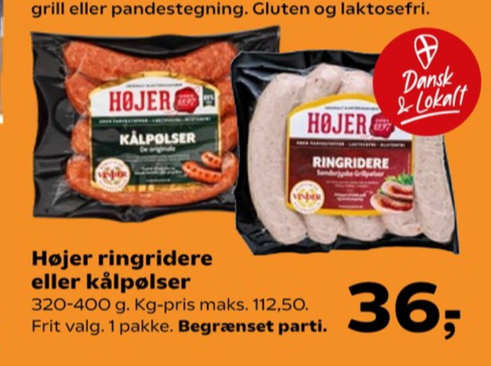Højer Pølser, Ringriderpølser