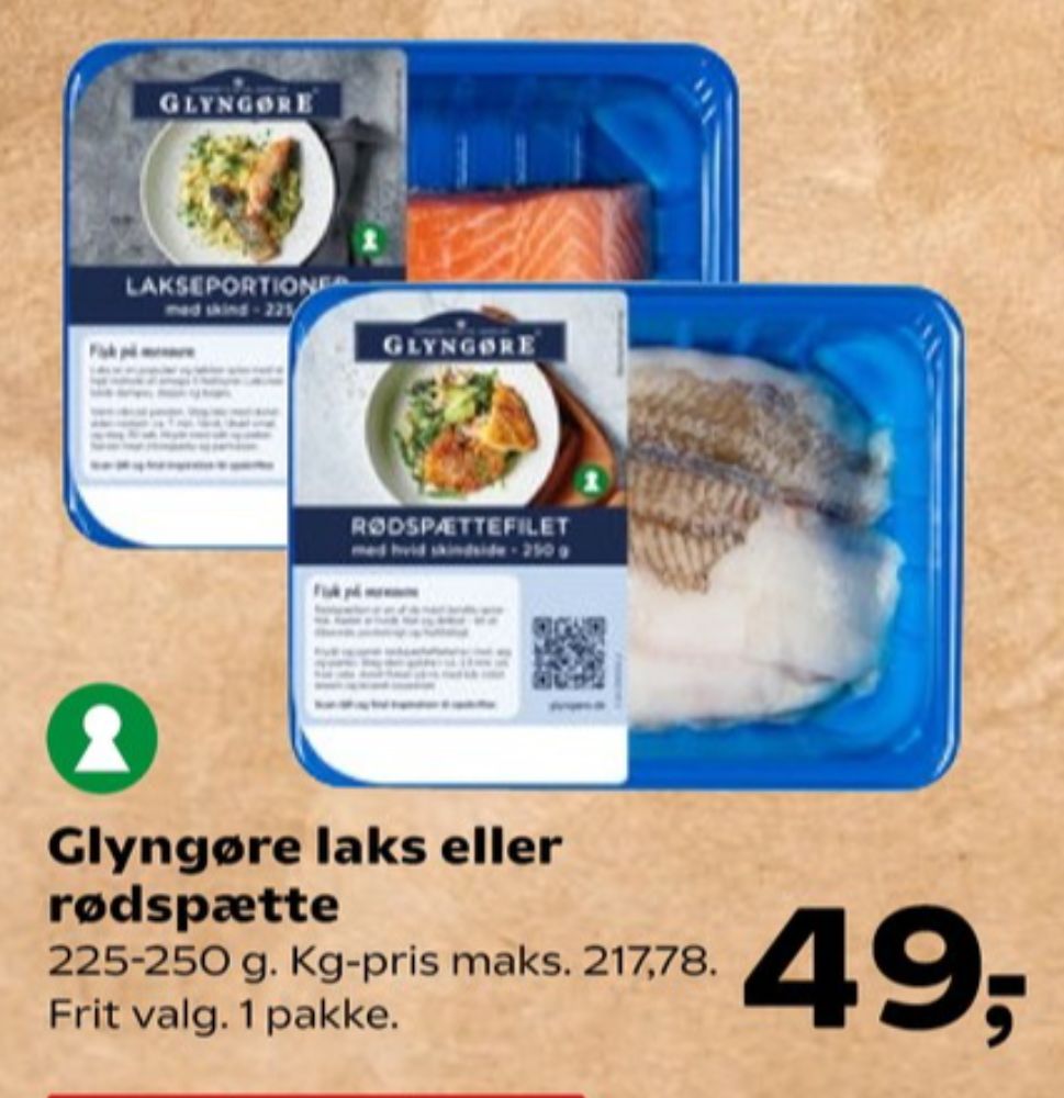 Glyngøre, Lakseportioner