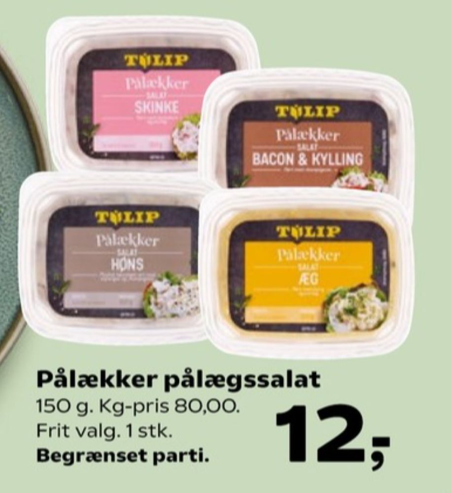 Pålækker, Bacon & Kylling salat