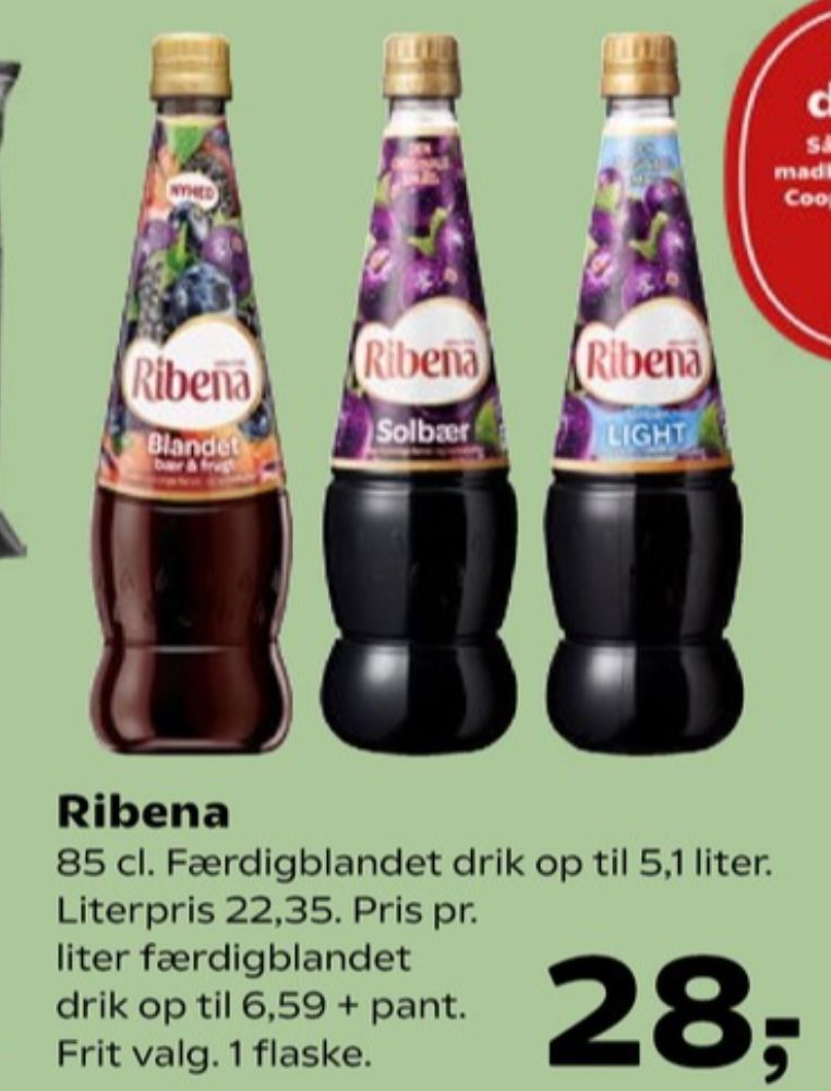 Ribena, Blandet Bær & Frugt Frugtsaft