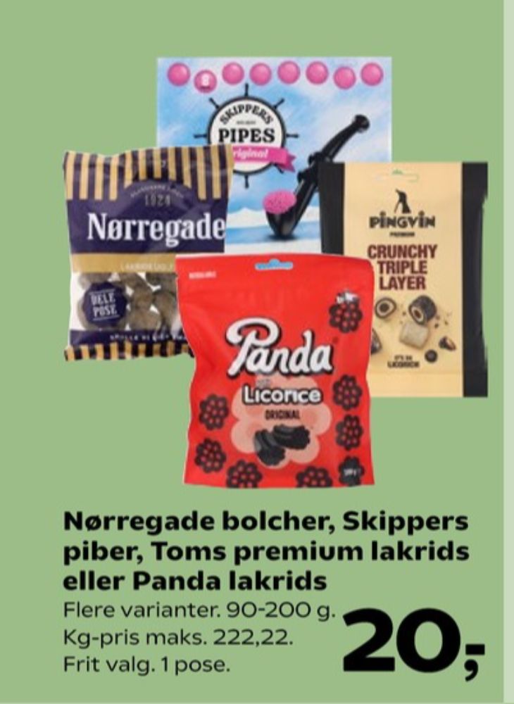 Skippers Pipes, Lakridspiber