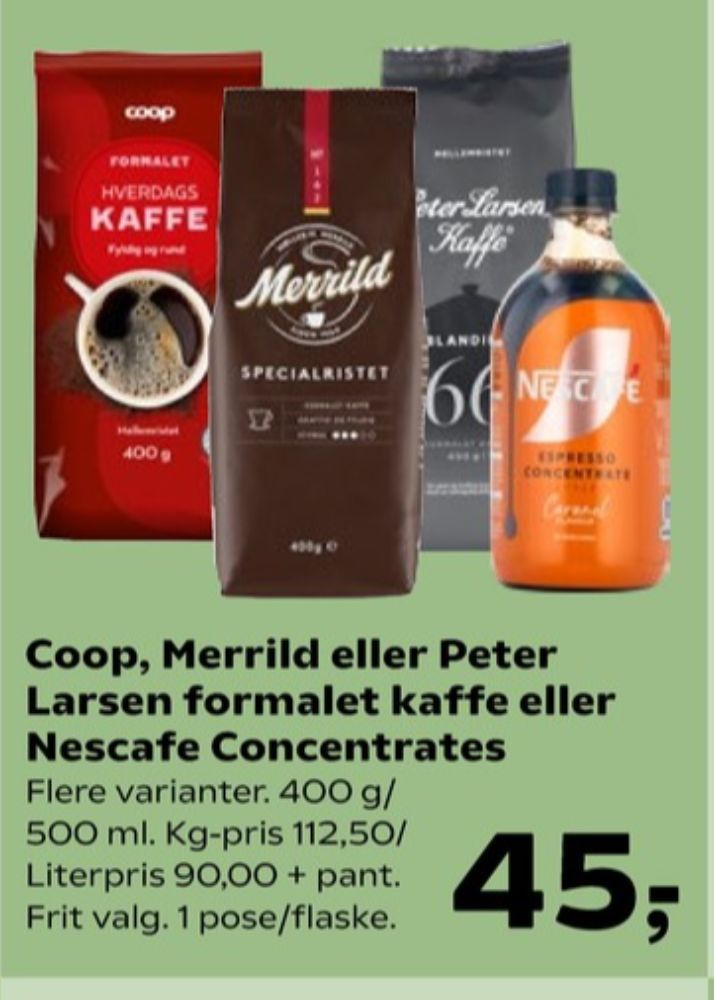 Merrild Specialristet, Kaffe Formalet