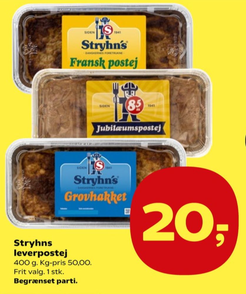 Stryhns Fransk Postej, Leverpostej