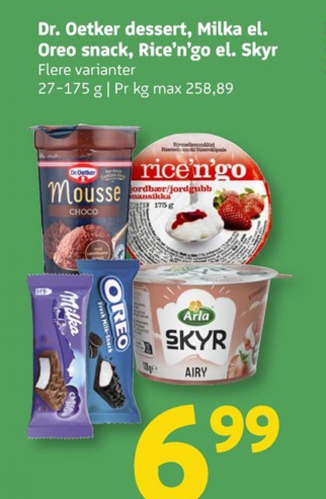 Rice'n'go, Risdessert Jordbær