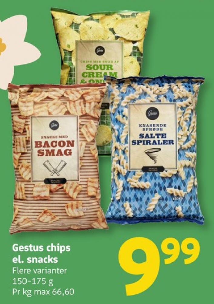 Gestus, Sour Cream & Onion Chips